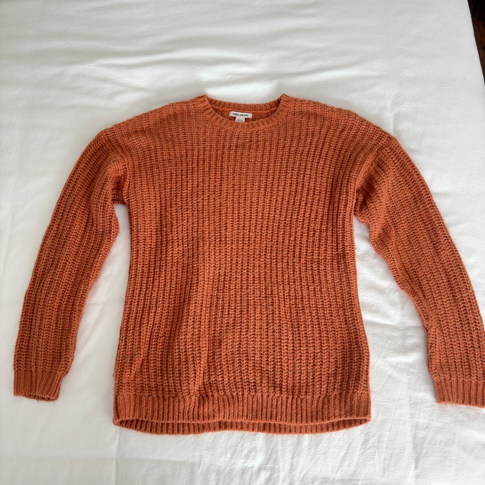 Billabong Men's/Unisex Rust Crewneck Sweater